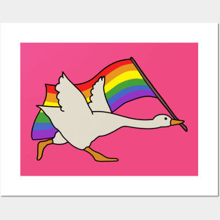 LGBT Goose Posters and Art